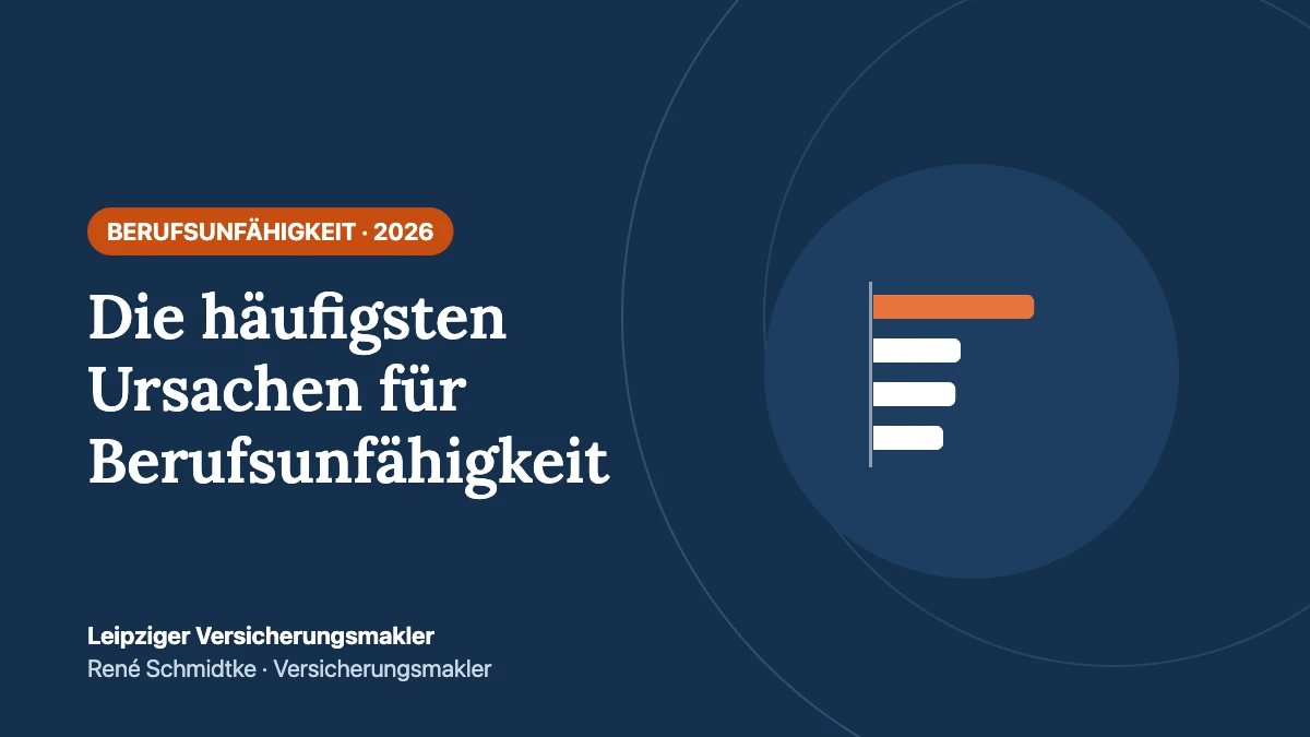 Die häufigsten Ursachen für Berufsunfähigkeit: Aktuelle Zahlen 2026